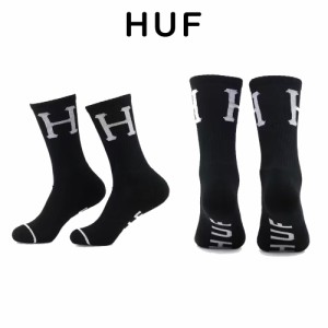 ハフ ソックス 靴下 HUF Classic H Crew Socks ストリート系 スケーター スケートボード おしゃれ 人気 くつした メンズ ユニセックス 正