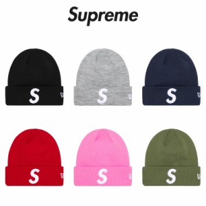 シュプリーム ビーニー Supreme New Era S Logo Beanie ニット帽 Sロゴ ニューエラ ユニセックス 本物 23FW 正規品 [衣類] ユ00582