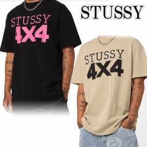 Stussy Tシャツ ステューシー ロゴ 半袖 4X4 T-Shirt オーバーサイズ メンズ 海外限定 ユニセックス 正規品 ST0M0353 [衣類]