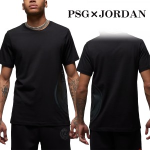 ジョーダン パリサンジェルマン コラボ Tシャツ USサイズ JORDAN PSG メンズ 半袖 トップス ロゴ ブラック ナイキ Jordan 正規品 DZ2917-