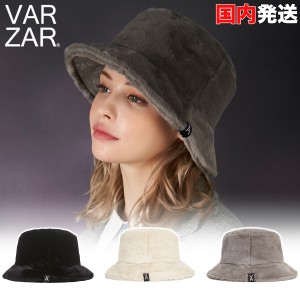バザール バケットハット VARZAR Fur logo point bucket hat ロゴ もこもこ ファー バケハ 帽子 キャップ 深め ユニセックス 韓国 K-POP 