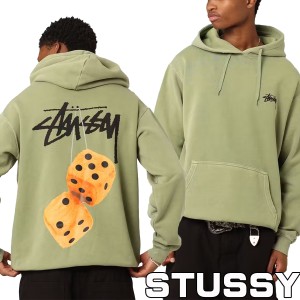 Stussy パーカー ステューシー Fuzzy Dice Fleece Hoodie ロゴ プルオーバー スウェット メンズ ユニセックス 海外限定 正規品 ST0M0464 