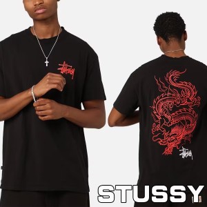 Stussy Tシャツ ステューシー ロゴ 半袖 Dragon T-Shirt オーバーサイズ メンズ 海外限定 ユニセックス 正規品 ST0M0458 [衣類] ユ00582