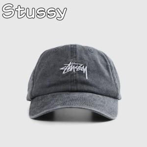 Stussy ステューシー キャップ STUSSY STOCK LOW PRO DENIM STRAPBACK WASHED BLACK 帽子 スナップバック ロゴ スカル 人気 ぼうし アク