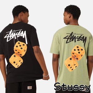 Stussy Tシャツ ステューシー ロゴ 半袖 Fuzzy Dice T-Shirt オーバーサイズ メンズ 海外限定 USサイズ ユニセックス 正規品 ST0M0463 [