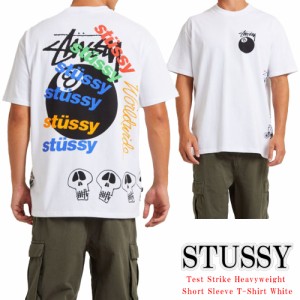 ステューシー Tシャツ Stussy Test Strike Heavyweight Short Sleeve T-Shirt White 半袖 メンズ ユニセックス ST0G0424 [衣類] ユ00582