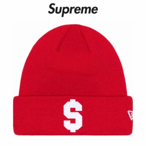 シュプリーム ビーニー Supreme New Era $ Beanie Red ニット帽 Sロゴ ユニセックス 24SS 正規品 [衣類] ユ00582