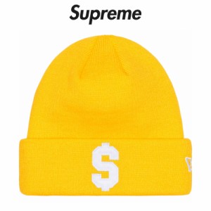 シュプリーム ビーニー Supreme New Era $ Beanie Gold ニット帽 Sロゴ ユニセックス 24SS 正規品 [衣類] ユ00582