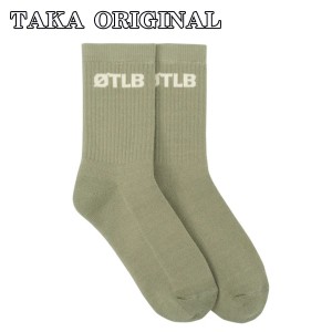 タカオリジナル ソックス 靴下 TAKA ORIGINALS オリーブグリーン 海外限定 Off The Label Socks メンズ レディース ユニセックス 正規品[