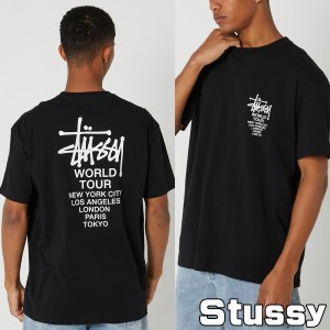 ステューシー Tシャツ Stussy Solid World Tour Lcb Ss Tee 半袖 オーバーサイズ ロゴ メンズ ユニセックス [衣類] ユ00582