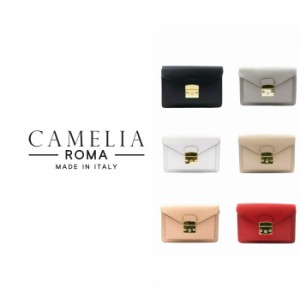 CAMELIA ROMA カメリアローマ レザークロスボディバッグ 6色 鞄 かばん レディース バック ショルダーバッグ イタリア プレゼント ギフト