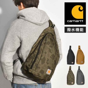 ボディバッグ カーハート carhartt 大容量 メンズ 撥水 ショルダーバッグ ワンショルダー 丈夫 タブレット 迷彩 黒 茶 グレー おしゃれ 