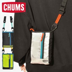 ショルダーバッグ CHUMS チャムス メンズ レディース アウトドア ブランド 斜めがけ 防水 丈夫 頑丈 2WAY 派手 ネオンカラー サコッシュ 