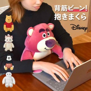 抱き枕 ぬいぐるみ 背筋が伸びる 動物 洗える ディズニー Disney 背筋ピーン抱きまくら 姿勢矯正 リラワーク くまのプーさん ミッキー ロ