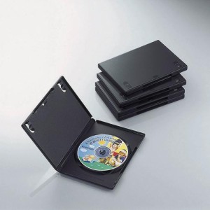 エレコム トールケース DVD BD 対応 標準サイズ 1枚収納 5個セット CCD-DVD02BK DVDトールケース ELECOM 送料無料