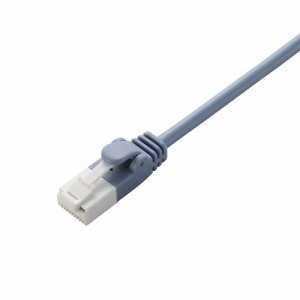 LANケーブル CAT6 0.5m やわらか ブルー エレコム LD-GPYT BU05 爪折れ防止 ELECOM ランケーブル LANケーブル ツメが折れない やわらか 