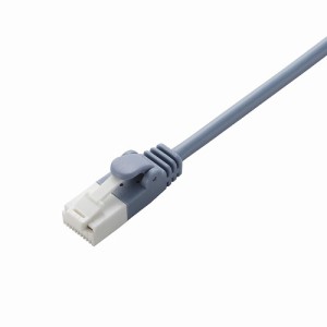 LANケーブル CAT6 2m やわらか ブルー エレコム LD-GPYT BU20 爪折れ防止 ELECOM ランケーブル LANケーブル ツメが折れない やわらか や