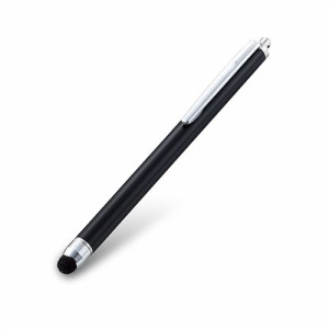 エレコム ELECOM スマートフォン・タブレット用タッチペン 超感度タイプ ブラック P-TPC02BK 送料無料