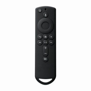 エレコム ELECOM リモコンカバー Fire TV Stick 4K Fire TV第3世代 Fire TV Cube用 Alexa対応 シリコン製 ブラック AVD-AFTSRCBK 送料無