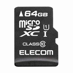 エレコム MF-MSD064GC10R MicroSDXCカード / データ復旧サービス付 / Class10 / 64GB