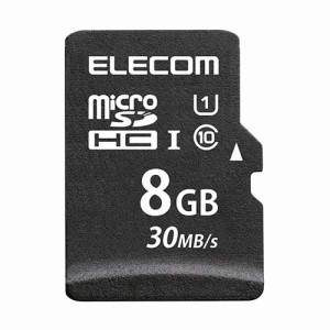エレコム MF-MS008GU11LRA MicroSDHCカード / データ復旧サービス付 / UHS-I 30MB / s 8GB