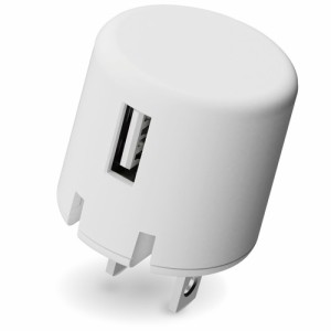 エレコム ELECOM スマホ充電器 AC充電器 USB-Aメス 1ポート 1.0A出力 コンパクト ホワイト MPA-ACU07WH
