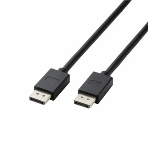 エレコム ELECOM Displayport ケーブル 1m ディスプレイポート ver1.4対応 ブラック CAC-DP1410BK2