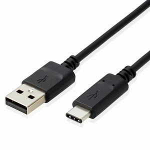 エレコム ELECOM USBケーブル 2.0 タイプC USB-A PS5対応 コントローラー充電 2m RoHS指令準拠(10物質) ブラック GM-U2CAC20BK