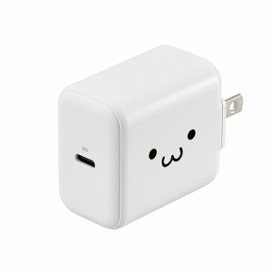 エレコム ELECOM USB コンセント PD 充電器 20W スマホ タブレット USB-C ×1ポート ホワイトフェイス 高速 MPA-ACCP17WF