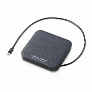 エレコム ELECOM HDDケース SSDケース ドッキングステーション機能 USBハブ 2.5インチ USB3.2(Gen1) タイプC 4K ブラック LGB-DHUPD