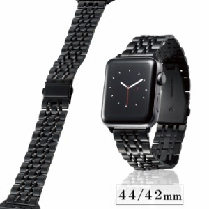 Apple Watch 44mm / ステンレスバンド / 7連 / ブラック 専用品・watchOS ( バンド・ケース ) エレコム ELECOM AW-44BDSS7BK 送料無料