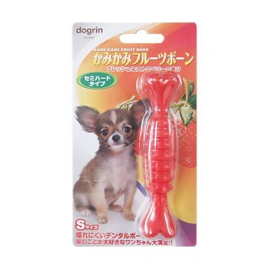 スーパーキャット かみかみフルーツボーンS ストロベリー 犬 イヌ いぬ ドッグ ドック dog ワンちゃん 商品は1点(個)の価格