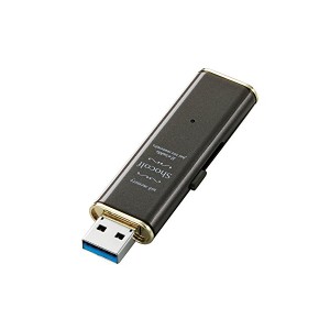 エレコム USBメモリー USB3.0対応 Windows10対応 Mac対応 スライド式 32GB ビターブラウン MF-XWU3W USBﾒﾓﾘｰ / ｽﾗｲﾄﾞ式 / 32GB 