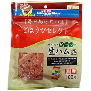 ﾄﾞｷﾞｰﾏﾝ ごほうびｾﾚｸﾄ ぜいたくﾋﾞｰﾌの生ﾊﾑ風100g ﾄﾞｯｸﾞﾌｰﾄﾞ ﾄﾞｯｸﾌｰﾄﾞ 犬 ｲﾇ いぬ ﾄﾞｯｸﾞ ﾄﾞ