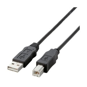 エレコム USBケーブル USB2.0 ABタイプ RoHS指令準拠 2.0m ブラック USB2-ECO20 エコUSBケーブル ( A-B 2m ) ELECOM 送料無料