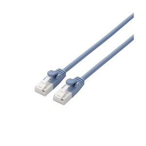 LANケーブル CAT6 ( CAT6A ) 10m やわらか ブルー エレコム LD-GPAYT BU100 爪折れ防止 ELECOM ランケーブル LANケーブル ツメが折れない