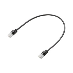 LANケーブル CAT6 0.3m やわらか ブラック エレコム LD-GPYTB BK03 爪折れ防止 ELECOM ランケーブル LANケーブル ツメが折れない やわら