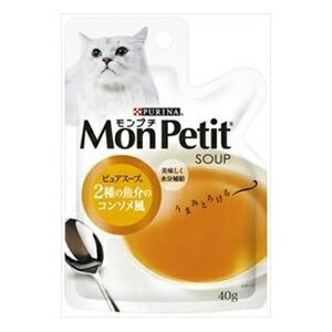 モンプチ スープ 2種の魚介のコンソメ風 40g キャットフード 猫 ネコ ねこ キャット cat ニャンちゃん 商品は1点 (個) の価格になります