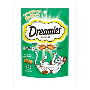 ドリーミーズ ( Dreamies ) シーフード味 60g キャットフード 猫 ネコ ねこ キャット cat ニャンちゃん 商品は1点 (個) の価格になります