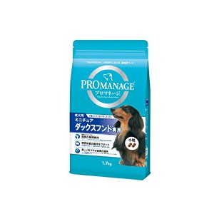 プロマネージ ( PROMANAGE ) 犬種別 成犬用 ミニチュアダックスフンド専用 1.7kg ドッグフード ドックフート 犬 イヌ いぬ ドッグ ドック