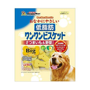 ﾄﾞｷﾞｰﾏﾝ おなかにやさしい低脂肪ﾜﾝﾜﾝﾋﾞｽｹｯﾄ Big さつまいも&野菜入り 450g ﾄﾞｯｸﾞﾌｰﾄﾞ ﾄﾞｯｸﾌｰﾄﾞ 犬 ｲ