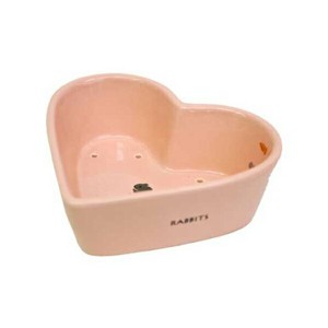 ﾏﾙｶﾝ うさぎのﾊｰﾄ型ｺｰﾅｰ食器 ES-14 うさぎ ｳｻｷﾞ ﾗﾋﾞｯﾄ 兎 商品は1点 (個) の価格になります｡ 送料無料