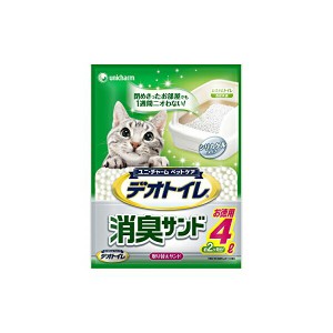 デオトイレ 1週間消臭・抗菌デオトイレ 取り替え専用 消臭サンド 4L トイレ 猫 ネコ ねこ キャット cat ニャンちゃん 商品は1点 (個) の