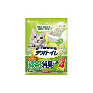 デオトイレ緑茶消臭サンド４Ｌ ユニ チャーム ( 株 ) トイレ 猫 ネコ ねこ キャット cat ニャンちゃん 商品は1点 (個) の価格になります