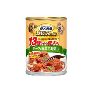 愛犬元気缶１３歳Ｂ野菜３７５ｇ おまとめセット 6個 ドッグフード ドックフード 犬 イヌ いぬ ドッグ ドック dog ワンちゃん 送料無料