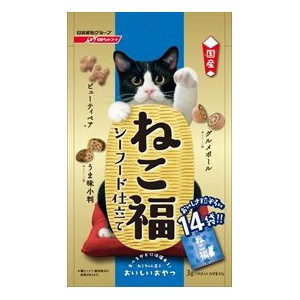 ねこ福シーフード３ｇ×１４ おまとめセット 6個 キャットフード 猫 ネコ ねこ キャット cat ニャンちゃん 送料無料
