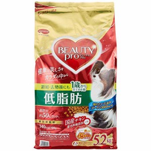 ビューティープロ ドッグ 低脂肪 1歳から5200g 犬用 犬フード 日本ペットフード（株） 送料無料