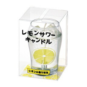 レモンサワーキャンドル カメヤマ/故人の好物シリーズ・ローソク/ろうそく