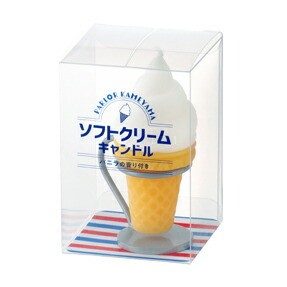 ソフトクリームキャンドル #T8721-00-00 カメヤマ 故人の好物シリーズ ローソク ろうそく