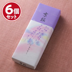 お香 線香 松栄堂 京桜(長寸)3把詰×6個セット